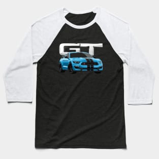 MUSTANG GT GT350R VELOCITY BLUE Baseball T-Shirt